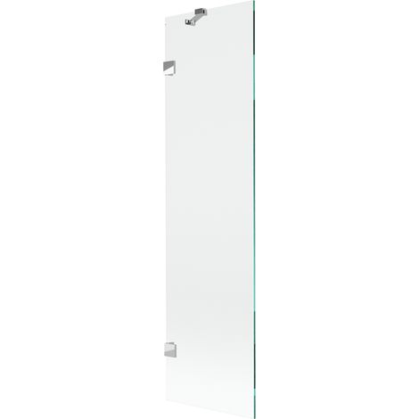 Mexen – Porte de douche 1 volet 50 x 150 cm – Verre trempé 8 mm transparent – Finition chrome – Côté de montage universel – 8970500000100 (1/5)