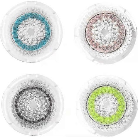 Lot de 4 têtes de brosse de rechange pour brosses nettoyantes visage Clarisonic Mia 1, Mia 2, Mia Fit, Alpha Fit et Smart Profile Uplift. Bonne qualité. WHBYV (1/4)