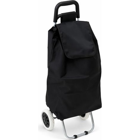 Oypla 2 Wheel Folding Shopping Trolley Bag Cart  Laundry Market (1/5)