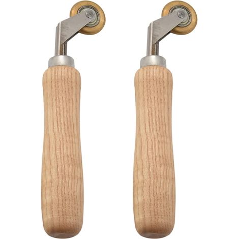 2X 6mm Laiton Penny Roller Avec Roulement à Billes En Plastique Air Chaud En Plastique Soudeur Outil de Soudage Fournitures de Soudage Soudage Buses (1/5)