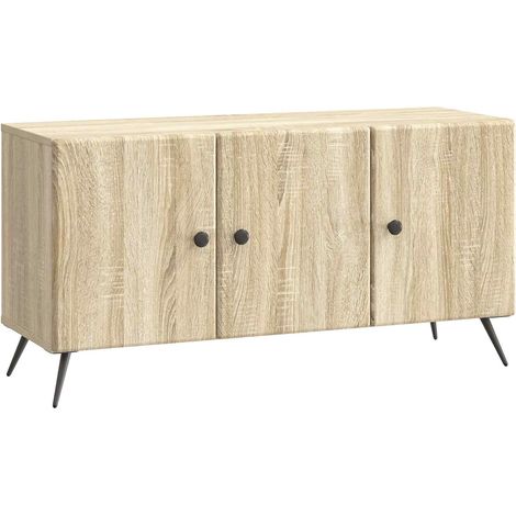 vidaXL  TV Cabinet  Sonoma Oak 99 x 34.5 x 50 cm Engineered Wood