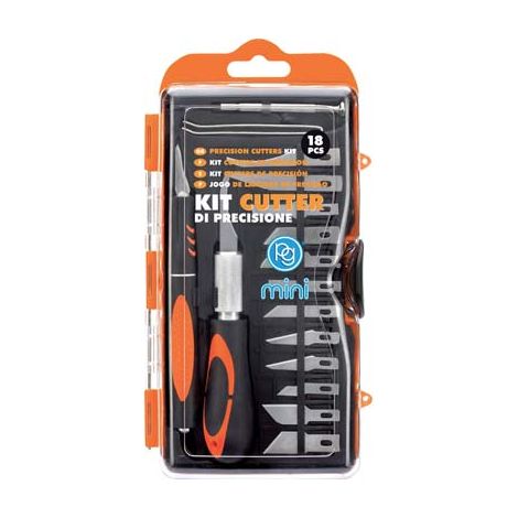 CUTTER DI PRECISIONE IN KIT PG - CF=PZ 18- 1 confezioni