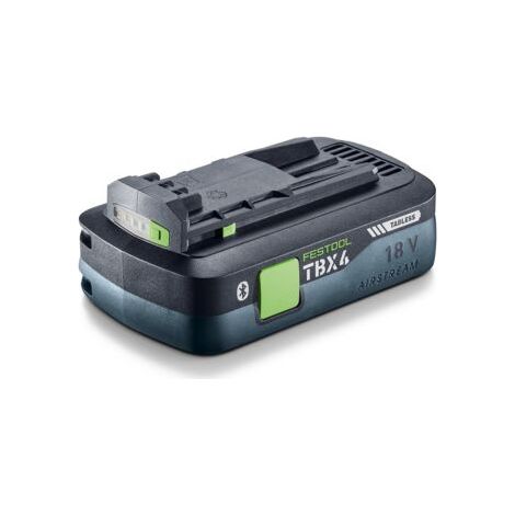 Festool BP 18 TBX 4 C-ASI Tabless Akkupack 18 V 4,0 Ah Li-Ion ( 578745 ) Bluetooth avec indicateur de niveau de charge