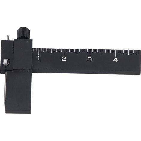 Crayon graveur parallèle equidistant réglable réglet traçage isométrique outil gravure modèle acier tungstène molybdène alliage aluminium noir (1/5)