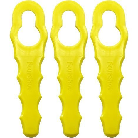 Lot de 100 Lames de Rechange compatible pour Ryobi Coupe Bordure. Têtes Double Lames Dentelées RAC155 RAC157 RAC158-Autres