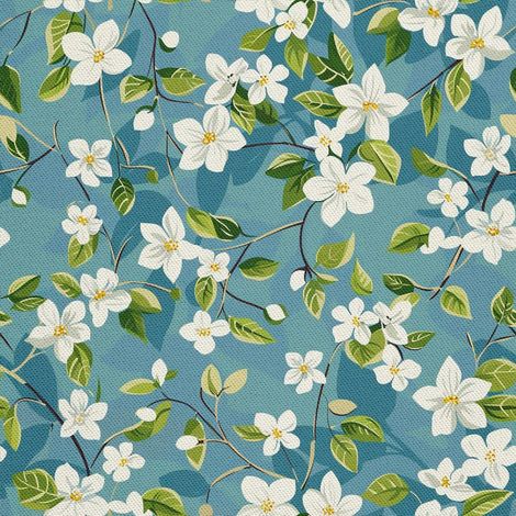 Tela decorativa para exteriores Oxford - Motivo primaveral I DX7141 (1/5)