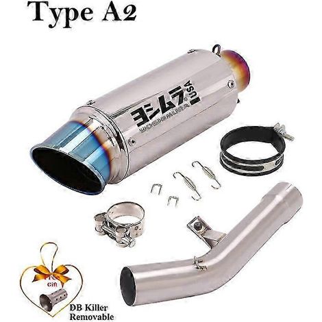 Para Suzuki Gsf650 Gsf1250 Gsx650f Gsf 650 1250 Gsx 650f 2007 - 2018 Sistema De Escape De Motocicleta Silenciador Db Killer Escape Moto Tubo( Type A2) (1/5)