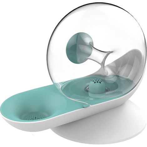 Distributeur d'eau 2.8L Grand Animal de Compagnie Automatique pour Les Chats et Chiens Bol de Nourriture en Plastique, Distributeur d'eau d'animaux – Vert (1/3)