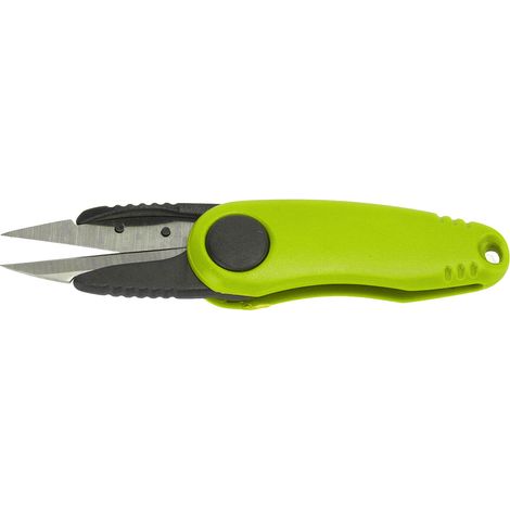 Ciseaux de Pêche en Forme de Crevette - Coupe-Ligne Pliant et Pratique pour Matériel de Pêche Jaune (1/5)