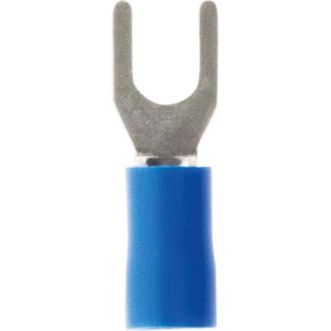 10 cosses fourches Ø4mm - Bleu - Zenitech