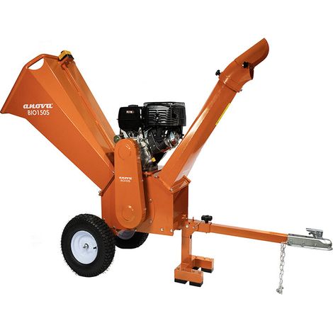 Broyeur de végétaux thermique 420cc – Moteur essence 4 temps – Capacité de coupe Ø 100 mm – Démarrage électrique et manuel – Attelage quad – Anova (1/3)