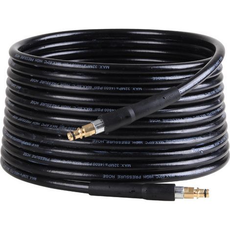 Tuyau de rechange pour nettoyeur haute pression Kärcher K K2 K3 K4 K5 K6 K7, connecteur rapide avec prise à clic, 15 m (1/5)