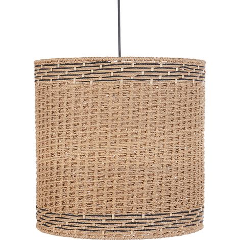 Lámpara colgante pantalla de cuerda de papel iluminación natural Luapula