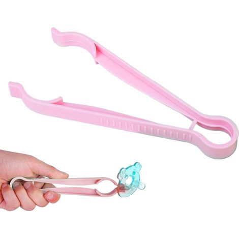 Pinzas para biberones - Pinza de silicona antiescaldaduras, resistente a altas temperaturas  Sujeta pezones, accesorio esterilizador, herramienta antideslizante, ayuda para la alimentación de bebés en (1/5)