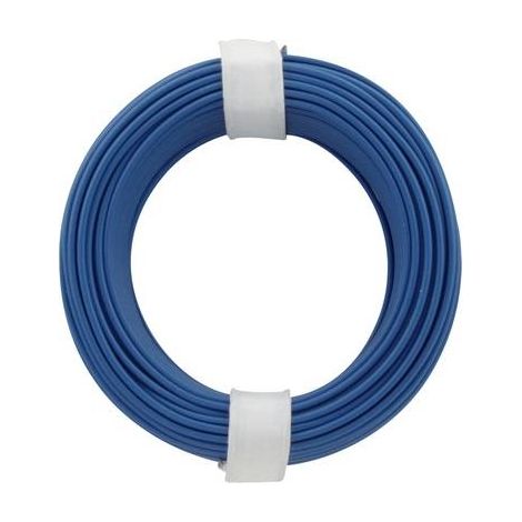 Fil de câblage Donau Elektronik 118-2 1 x 0.14 mm² bleu 10 m