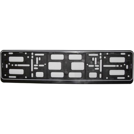 HP Autozubehör Kunststoff Kennzeichenhalter Schwarz (L x B x H) 15 x 530 x 135 mm