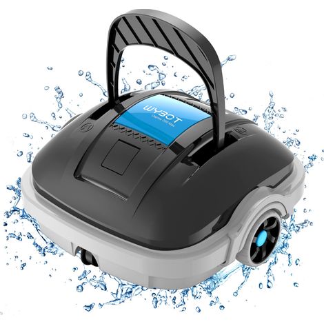 Robot Piscine, Aspirateur Piscine pour 100 Minutes de Fonctionnement, Parking Automatique, Forte Puissance d'aspiration, Robot Nettoyeur de Piscine sans Fil jusqu'à 80 m² (1/5)