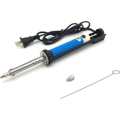 Outil à dessouder en Plastique, 40W 2 en 1 Fer à souder électrique Ventouse en étain Forte Aspiration Outil de soudage à dessouder(EU Plug) (1/5)