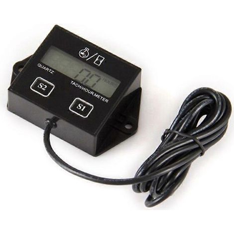 Wasserdichter induktiver Betriebsstundenzähler für Schiffsmotoren, Motorräder, Dirtbikes, IP68 wasserdichter Motordrehzahlmesser, wasserbeständig.