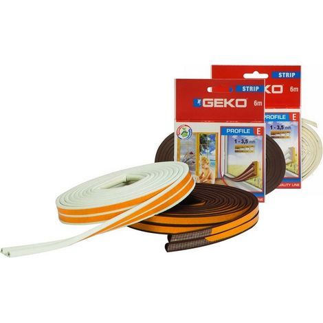 1PZ PARAFREDDO IN GOMMA GEKO mt. 6 profilo P - Marrone