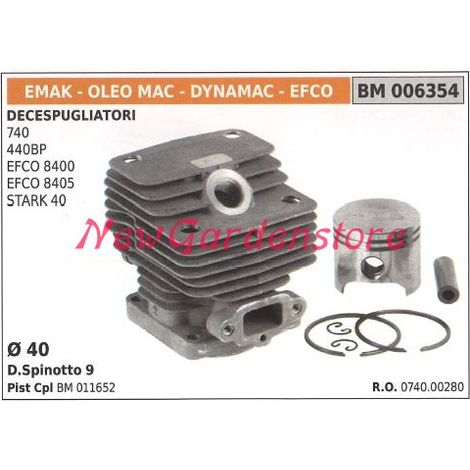 Segmentos de cilindro de pistón EMAK Motor de desbrozadora 740 440BP 006354