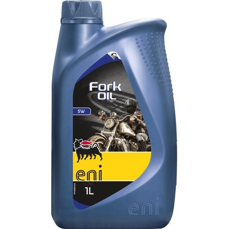 Olio Agip (ENI) per forcelle telescopiche / ammortizzatori / sospensioni forcella 5W (1L)