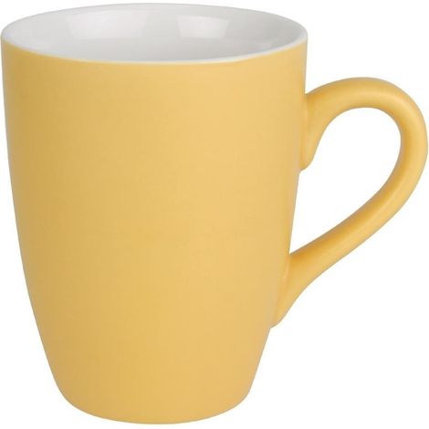 Mug pastel mat en porcelaine jaune 320ml - Ref CS040 - Olympia (1/5)