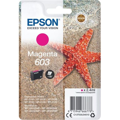 Epson Singlepack Magenta 603 Ink
