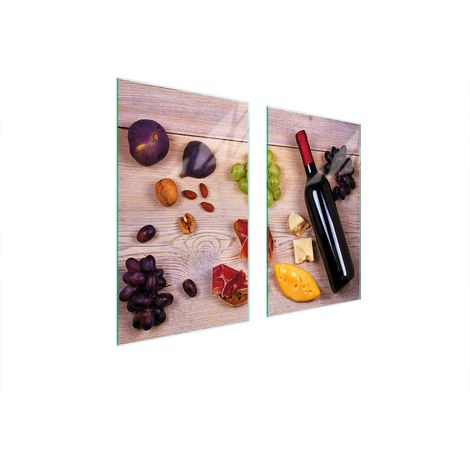 PLACA PROTECTORA DE VIDRIO PARA ESTUFA 75x52 COMIDA (1/5)