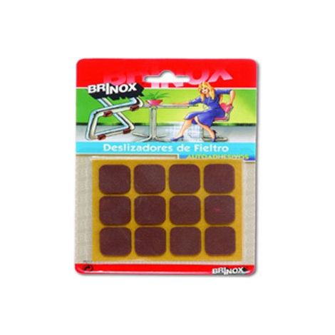 PATTINI IN FELTRO 20X23MM. MARRONE (DS-12) B70740M