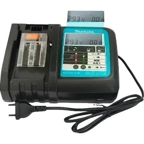 Akku für Elektrowerkzeuge, Lithium-Ionen, hohe Kapazität, DC18RC LED-Ladegerät (1/2)