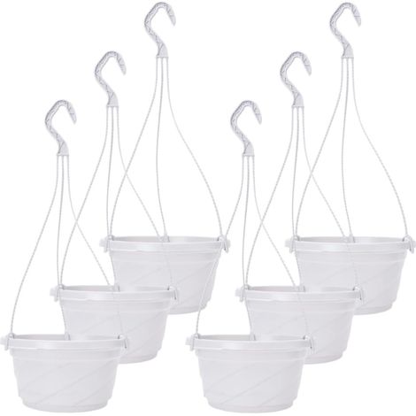 Jardinières suspendues Beaupretty pour plantes d'intérieur et d'extérieur, lot de 6 (1/5)