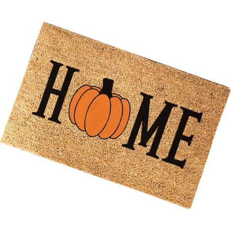 1 PC Citrouille Tapis Halloween Citrouille Tapis Citrouille Cuisine Tapis Citrouille Porte D'Entrée Extérieur Tapis De Sol pour La Maison Tapis D'Intérieur Tapis