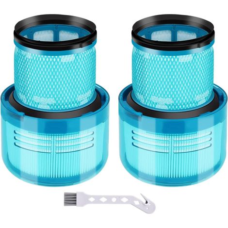 Lot de 2 filtres d'aspirateur de rechange compatibles avec Dyson V15 Detect, V15 Detect +, V11 Torque Drive, V11 Animal, SV14 Detect Cordless Vacuum, comparaison avec la pièce 970013-02 (1/5)