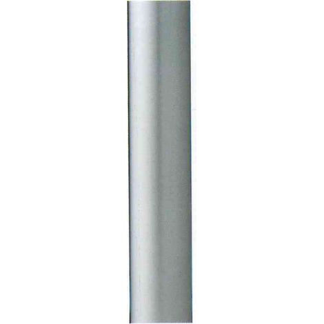 Poteau tubulaire en aluminium lisse, diamètre 50 mm, longueur 1,5 m