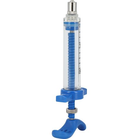 Seringue en plastique et acier, injecteur pour animaux, accessoires de seringue, matériel de soins vétérinaires, 10 ml, plastique et acier (1/5)