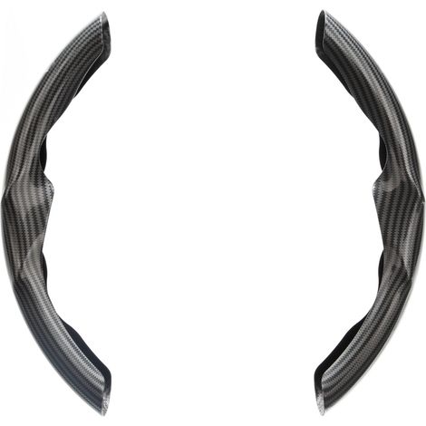 Grips, coprivolante sportivo in PVC, universale - Carbon-Look