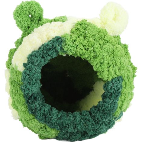 Nid de perroquet confortable et confortable, belle apparence, cage à oiseaux décorative et chaude, lit pour perruche, vert moyen (1/5)