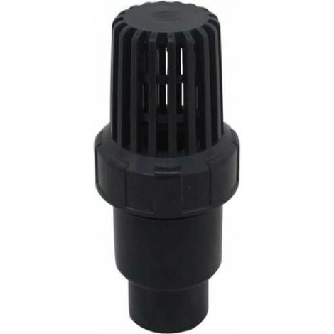 Clapet Anti-Retour - Clapet Pied à Boule en PVC UPVC - DN25 - Diamètre Intérieur 32 mm - Pour Pompe de Piscine et Installation Plomberie - 1 Pièce