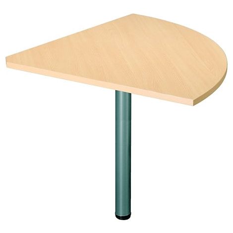 Angle de liaison 90° hêtre pied tube anthracite réglable en hauteur Essens - Maxiburo