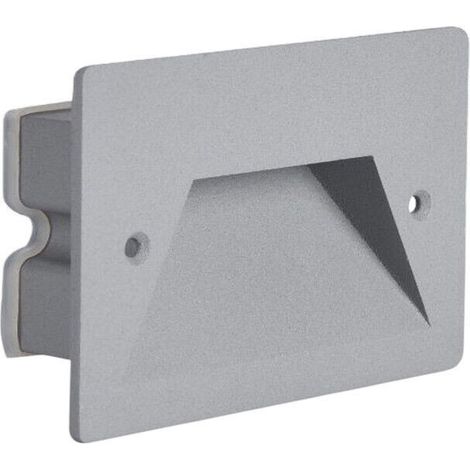 TRADE SHOP - Faretto Incasso Per Cassetta 503 Segnapasso 3w Tecnologia Cct Con Switch Ip65 Es49-3c - Grigio