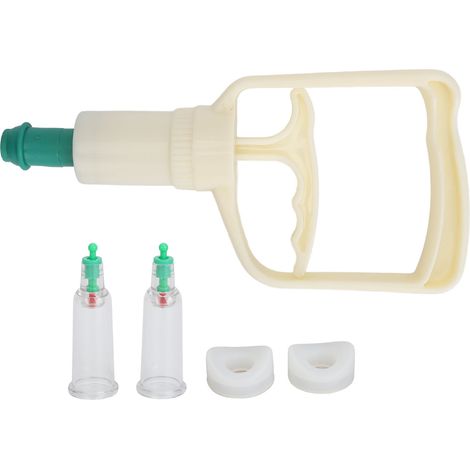 Ensemble de ventouses manuelles 2 coupelles + 2 anneaux, dispositif à vide pour doigts favorisant la circulation. (1/5)