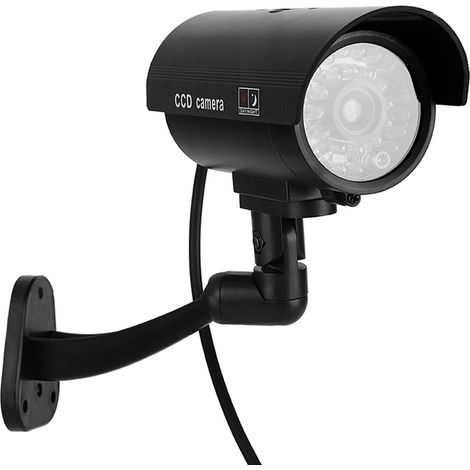 Fausse caméra LED avec flash, 3 à 6 mois d'utilisation, faux moniteur de sécurité CCTV antivol (1/5)