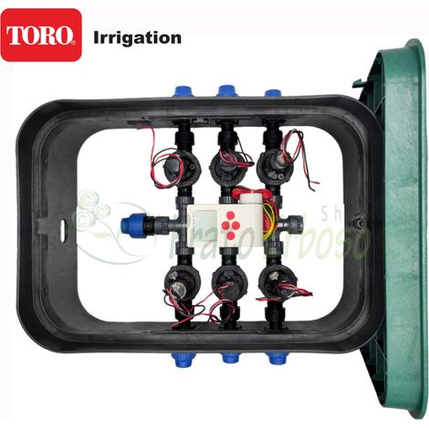 Toro PA-EZP-P6 - Válvula de riego ensamblada de 1" y 6 zonas