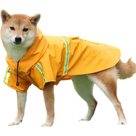 1 paire Chaussures pour chien, imperméables, bande réfléchissante, semelle antidérapante moulée par injection, tige en tissu respirant, taille 5XL (1/5)