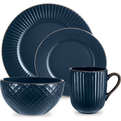 TOWER T867002MNB - 16 Piece Dinnerware Set (1/5)