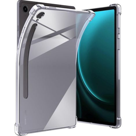Schutzhülle für Samsung Galaxy Tab S10 Lite / S10 FE / S9 FE, mit Stifthalterung, Silikon, transparent (1/5)