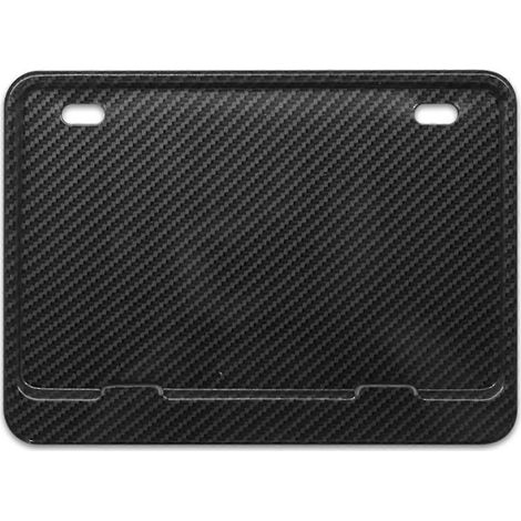 Support de plaque d'immatriculation universel pour moto, 2 trous, antirouille - Bon état (1/5)