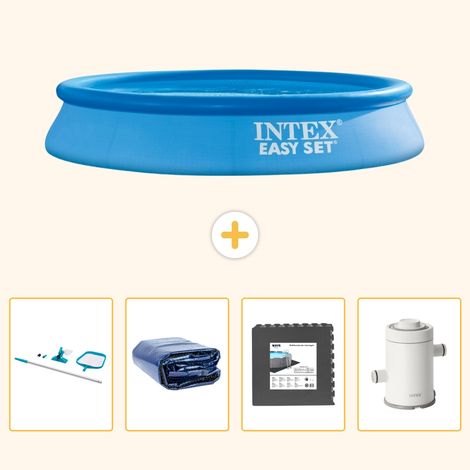 Intex Piscine Easy Set Ronde - 305x61 cm - 5-pièces S43 (1/5)