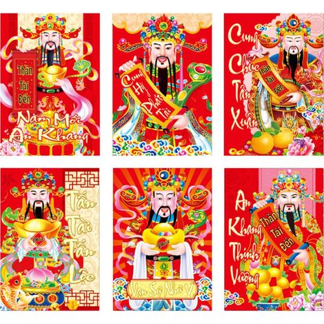 Enveloppe rouge vietnamienne 2024, année du Dragon - Nouveau design créatif (VN2234) (1/2)